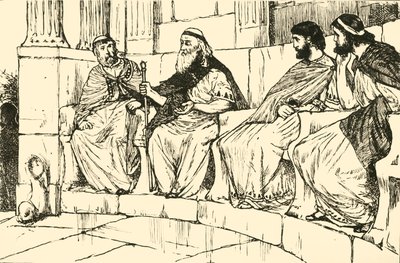 Timelon a Syracusan Assembly-ben, 1890. alkotó: Unbekannt