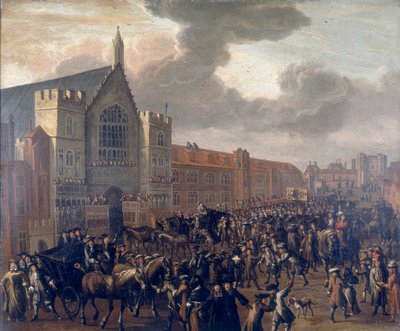 „Titus Oates a pilótákban”, 1687 alkotó: Unbekannt