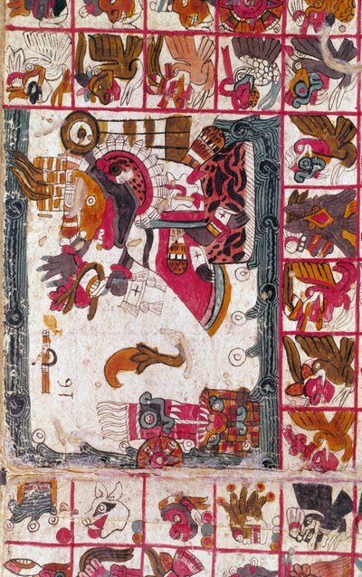 Tonalamatl Aubin, Folio 16, 15. század alkotó: Unbekannt