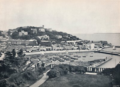 Torquay – Általános kilátás a Waldron Hillről, 1895 alkotó: Unbekannt