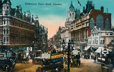 Tottenham Court Road, London, 1915, 1900-1930 alkotó: Unbekannt