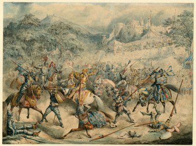 Lovaslovagok tornája, 1840 alkotó: Unbekannt