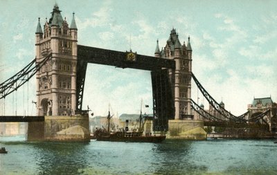 Tower Bridge, London, 1906. alkotó: Unbekannt