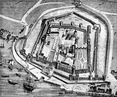 Londoni Tower, 16. század, 1909 alkotó: Unbekannt