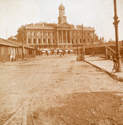 Városháza és Fő tér, Cambrai, Észak-Franciaország, c1914-c1918. alkotó: Unbekannt