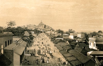 Trichinopoly városa és erődje, India, 1847 alkotó: Unbekannt