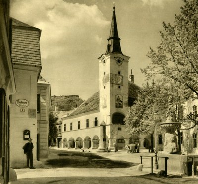 Városháza, Gumpoldskirchen, Mödling, Alsó-Ausztria, 1935. alkotó: Unbekannt