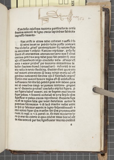 Tractat[us] sancti Augustini, Hippói Ágoston írta (toll és tinta papíron) alkotó: Unbekannt