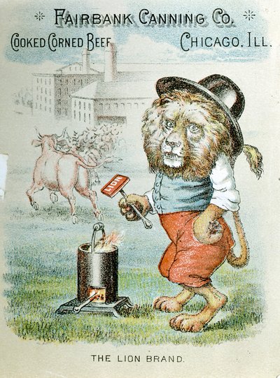Kereskedelmi kártya a Fairbank Canning Company számára, Chicago, Illinois, c1890 alkotó: Unbekannt