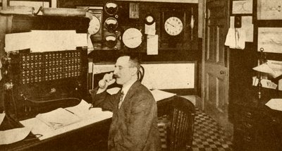 Traffic Controllers Office, London Underground Railways, 1930. alkotó: Unbekannt