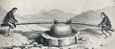 Trapiche vagy malom, használt a Lavaderos vagy Gold Washings, c1826, 1911 alkotó: Unbekannt
