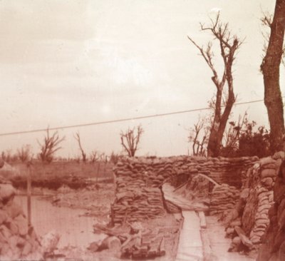 Árkok, Diksmuide, Belgium, 1914-c1918 alkotó: Unbekannt
