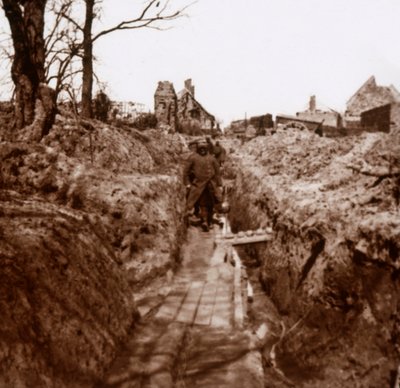 Trenches, Somme, Észak-Franciaország, 1914-c1918 alkotó: Unbekannt