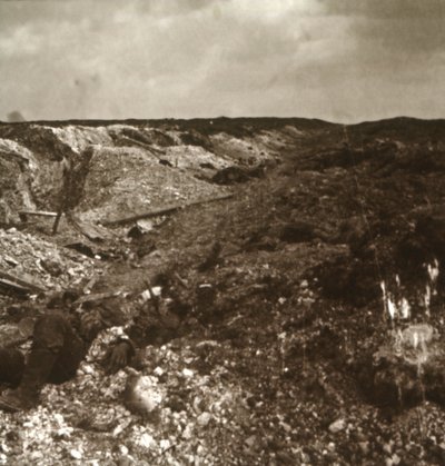 Trenches, Somme, Észak-Franciaország, 1914-c1918 alkotó: Unbekannt