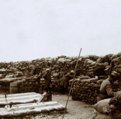 Árkok Mamelon Vertnél, Nieuwpoort, Flandria, Belgium, 1914-c1918 alkotó: Unbekannt