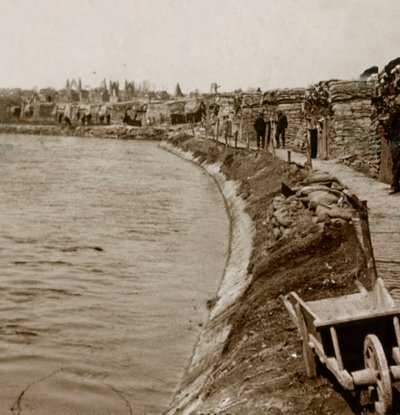 Árkok Nieuwpoortban, Flandria, Belgium, 1914-c1918 alkotó: Unbekannt