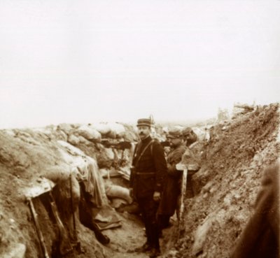 Árkok Champagne-ban, Észak-Franciaországban, 1914-c1918 között alkotó: Unbekannt