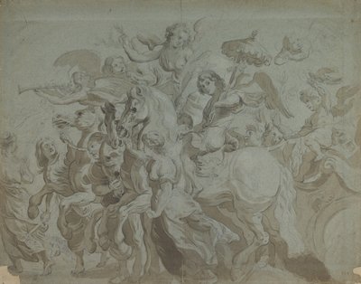 Az Eucharisztia diadala, 17. század közepe. alkotó: Unbekannt