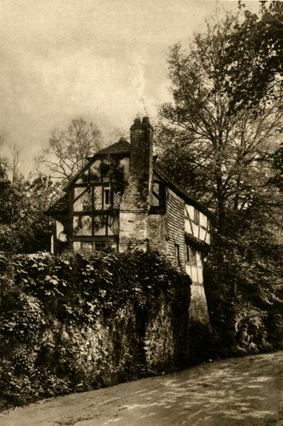 Igazán vidéki – egy gyönyörű régi sussexi kunyhó Amberleyben, 1920. alkotó: Unbekannt