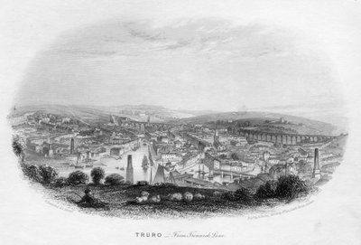 Truro, a Trennick Lane-ből, 1860 alkotó: Unbekannt