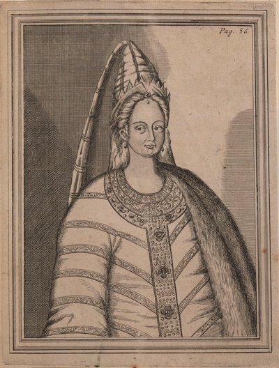 Irina Godunova cárnő 1557-1603, I. Feodor orosz cár felesége. alkotó: Unbekannt