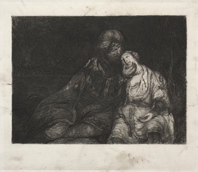 Két figura, 1800-as évek. alkotó: Unbekannt