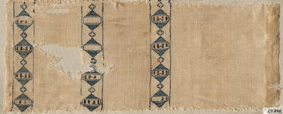 Két sál vagy fejdísz töredék, 1300-as évek. alkotó: Unbekannt