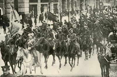 Az orosz lovasság típusai, 1919. alkotó: Unbekannt