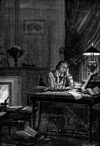 UJJ Leverrier francia csillagász, aki a Neptunusz bolygó helyzetét számolja ki 1846-ban 1881 alkotó: Unbekannt