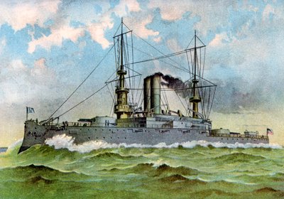 USS Alabama, amerikai csatahajó, 1898 alkotó: Unbekannt