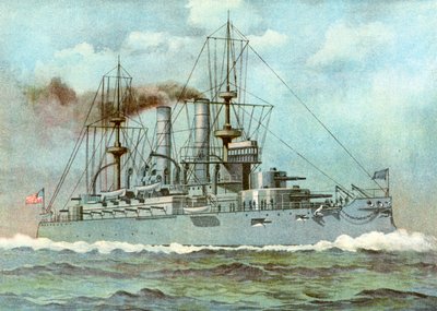 USS Kearsarge, amerikai csatahajó, 1898 alkotó: Unbekannt