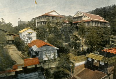 Un Hotel A Kioto, Hotel Kiotóban, 1900. alkotó: Unbekannt