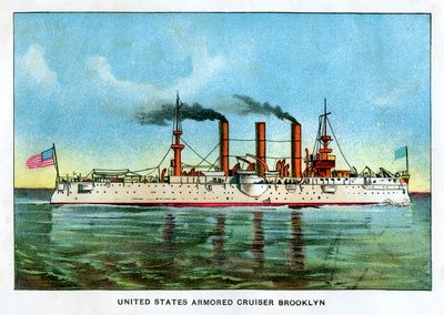 Egyesült Államok Brooklyn páncélos cirkáló, 1890-es évek alkotó: Unbekannt