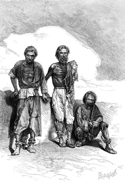 Vagrant Convicts, Kína, c1890 alkotó: Unbekannt
