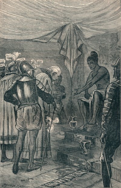 Vasco da Gama meglátogatja a királyt, 1904 alkotó: Unbekannt