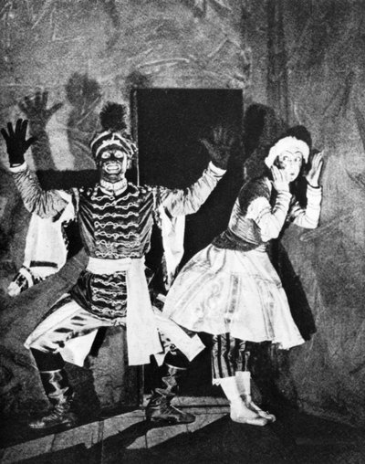 Vaslav Nijinsky, orosz balett-táncos, Petruska, Párizs, 1912, 1930 alkotó: Unbekannt
