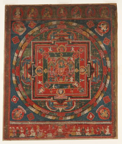 Vasudhara Mandala, 1777-es Samvat 897-re keltezve. alkotó: Unbekannt