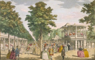 Vauxhall Gardens, Lambeth, 18. század alkotó: Unbekannt