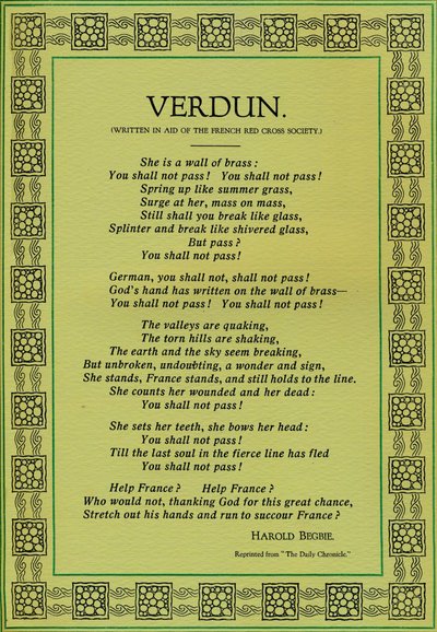 Verdun, 1916 alkotó: Unbekannt