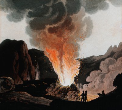 A Vezúv kitörése, Olaszország, 1815 alkotó: Unbekannt