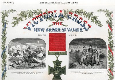 Victoria Cross, brit vitézségdíj, 1857 alkotó: Unbekannt