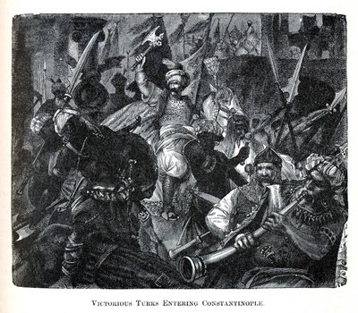 A győztes törökök bevonulnak Konstantinápolyba, 1882 alkotó: Unbekannt