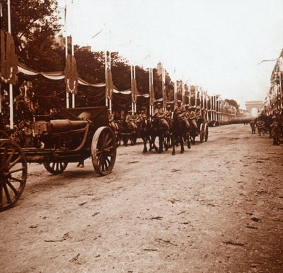 Győzelmi parádé, Párizs, Franciaország, 1918-c1919 alkotó: Unbekannt