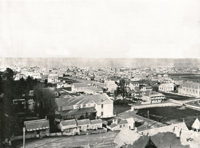 Kilátás a Milton Roadról, Napier, Új-Zéland, 1895. alkotó: Unbekannt
