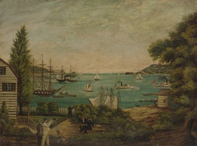Kilátás a Staten Island-ről, kb. 1855. alkotó: Unbekannt