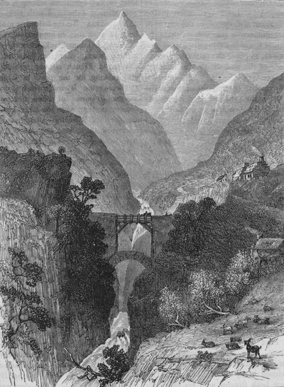Kilátás a Pireneusokban, 1880 alkotó: Unbekannt