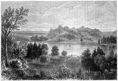 Kilátás a Mississippi felső völgyében, 1877 alkotó: Unbekannt