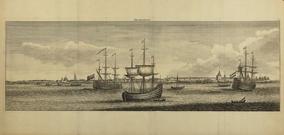 Arhangelszk látképe, 1770 körül alkotó: Unbekannt