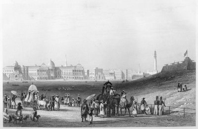 Kilátás Kalkuttára az Esplanaderól, 1860 alkotó: Unbekannt