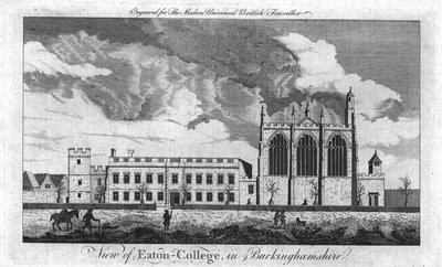 Kilátás az Eaton-College-ra, Buckinghamshire-ben, 1779. alkotó: Unbekannt